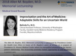 Improvisation and the Art of Medicine: Adaptable Skills for an Uncertain World by Belinda Fu