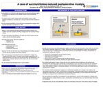 A case of succinylcholine-induced postoperative myalgia