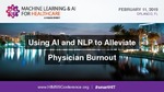 Using AI and NLP to Alleviate Physician Burnout