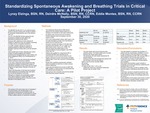 Standardizing Spontaneous Awakening and Breathing Trials in Critical Care: A Pilot Project