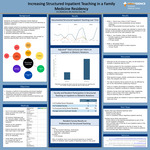 Increasing Structured Inpatient Teaching in a Family Medicine Residency by Eric Waelbroeck and MH Choe