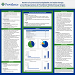 Review of Current Dual-Antiplatelet and Triple Therapy Prescribing Practices At Providence Medical Group
