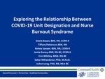 Exploring the Relationship Between COVID-19 Unit Designation and Nurse Burnout Syndrome