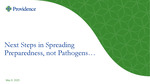 Next Steps in Spreading Preparedness, not Pathogens... by Christa Arguinchona