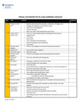 Special Pathogens PPE in a Bag Donning Checklist by Providence - Special Pathogens Program