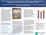 The Providence St. Vincent Emergency Department implementation of a standardized communication tool in patient’s rooms