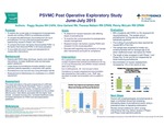 PSVMC Post Operative Exploratory Study June-July 2015 by Peggy Boyles, Gina Garland, Theresa Nelson, and Penny McLain