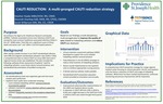 CAUTI REDUCTION:  A multi-pronged CAUTI reduction strategy