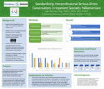 Standardizing Interprofessional Serious Illness Conversations in Inpatient Specialty Palliative Care