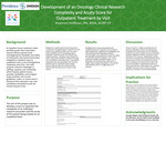 Development of an Oncology Clinical Research Complexity and Acuity Score for Outpatient Treatment by Visit